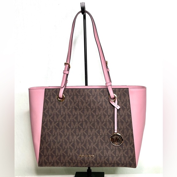 Michael Kors Guaranteed Authentic Royal Pink Walsh Tote Bag - Picture 1 of 12